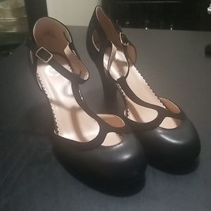 Black Mary Jane Heels
